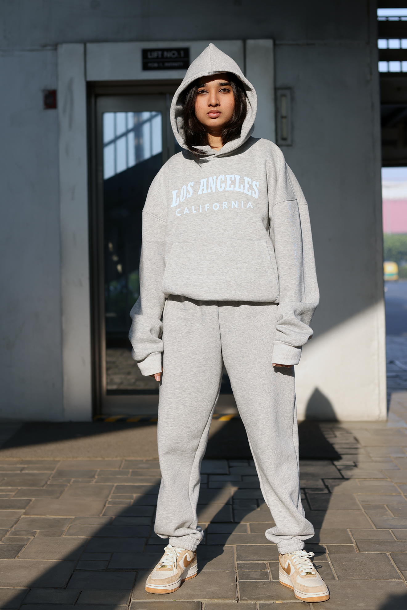 Grey Hoodie Grey Sweatpants Set Womens Charcoal Grey Sweat Hoodie