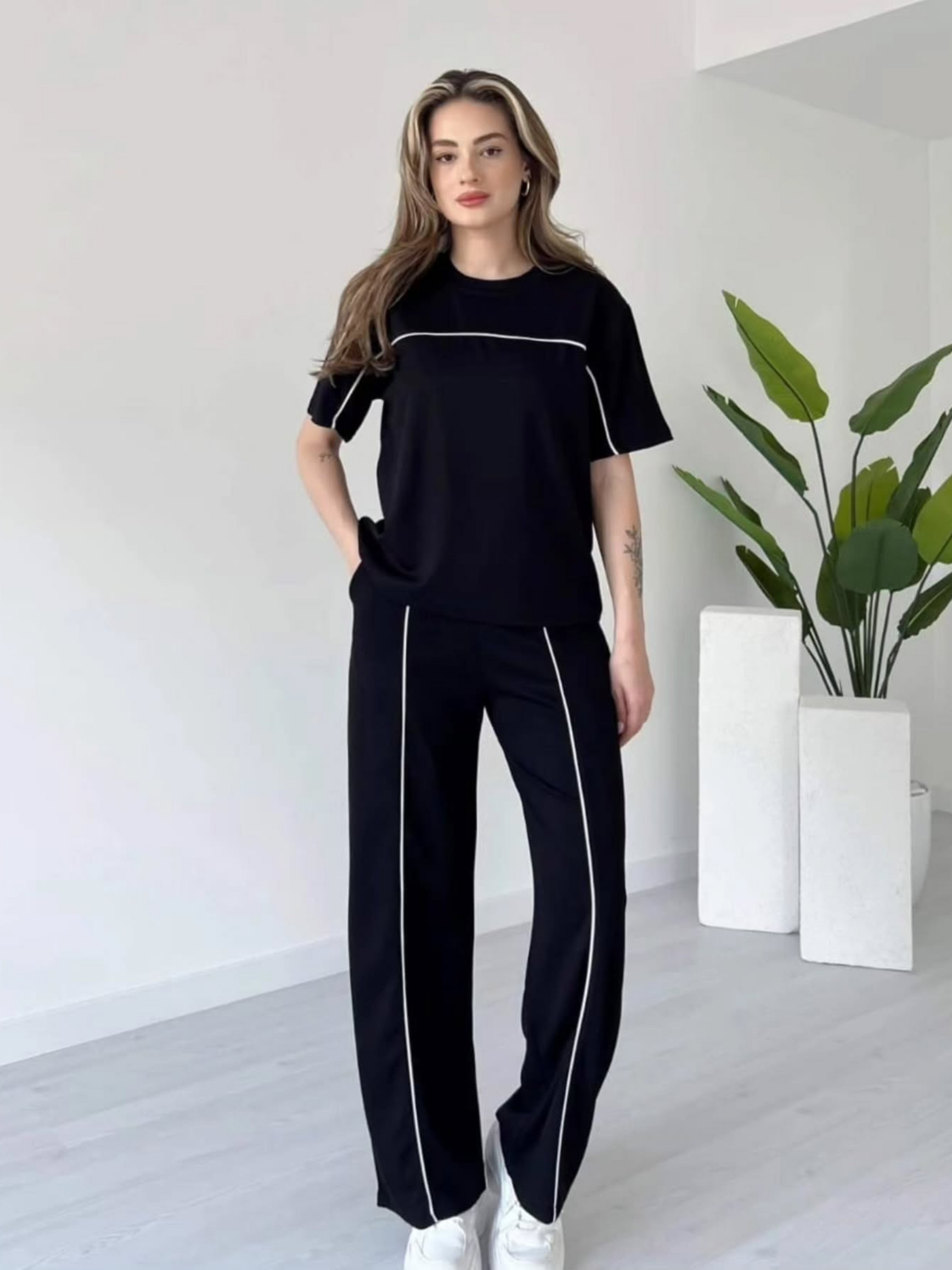 Linear Luxe Co-ord Set