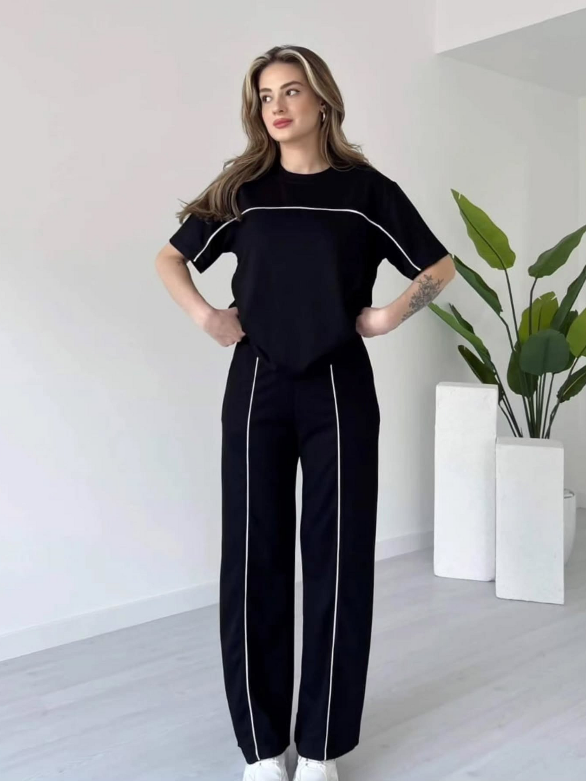 Linear Luxe Co-ord Set
