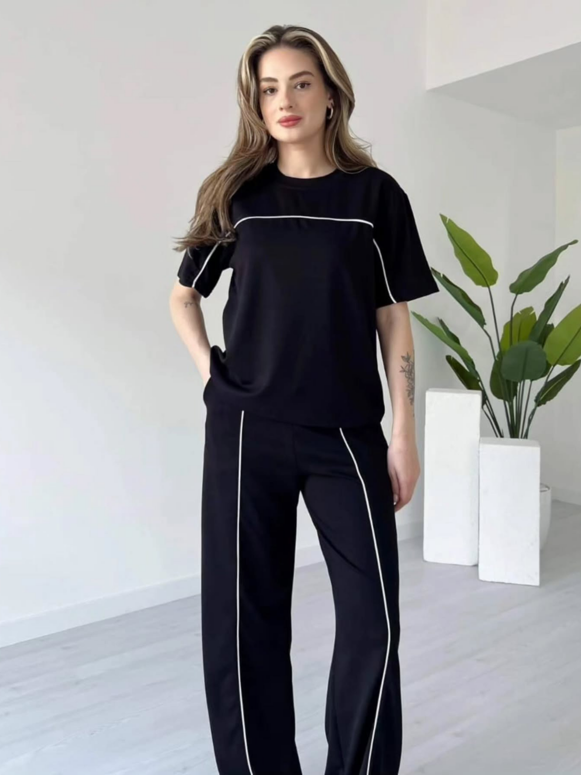 Linear Luxe Co-ord Set