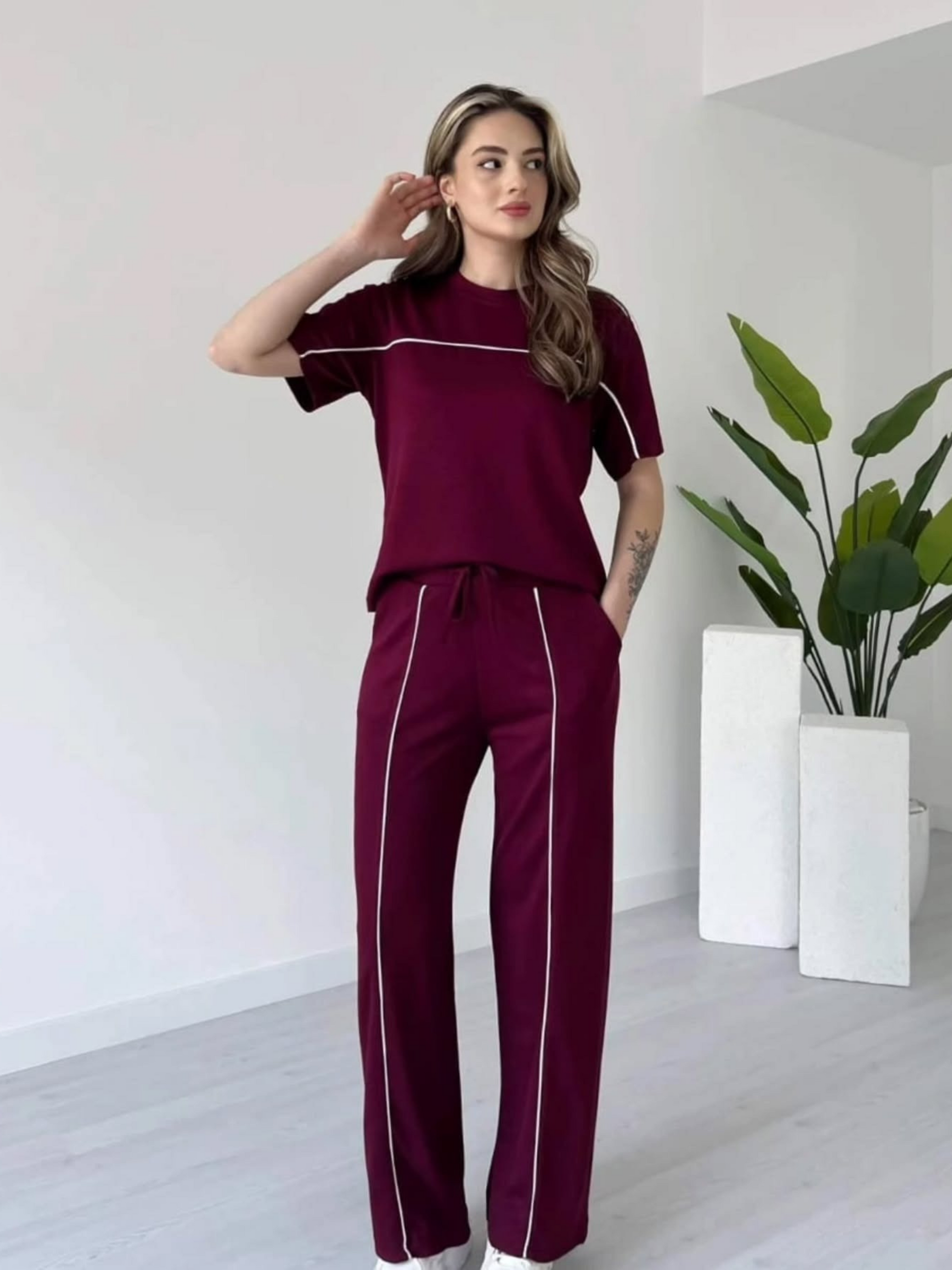 Linear Luxe Co-ord Set