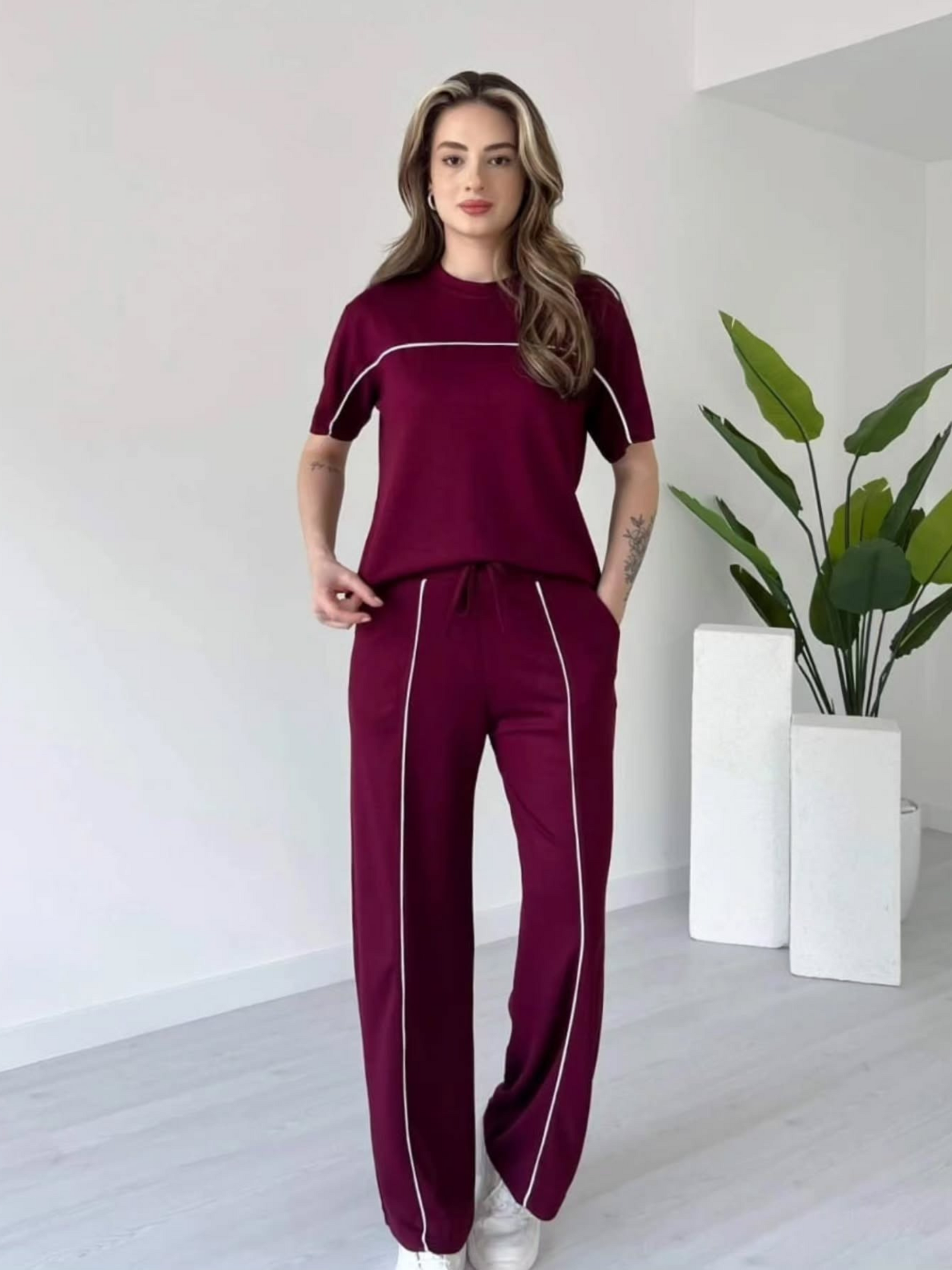 Linear Luxe Co-ord Set