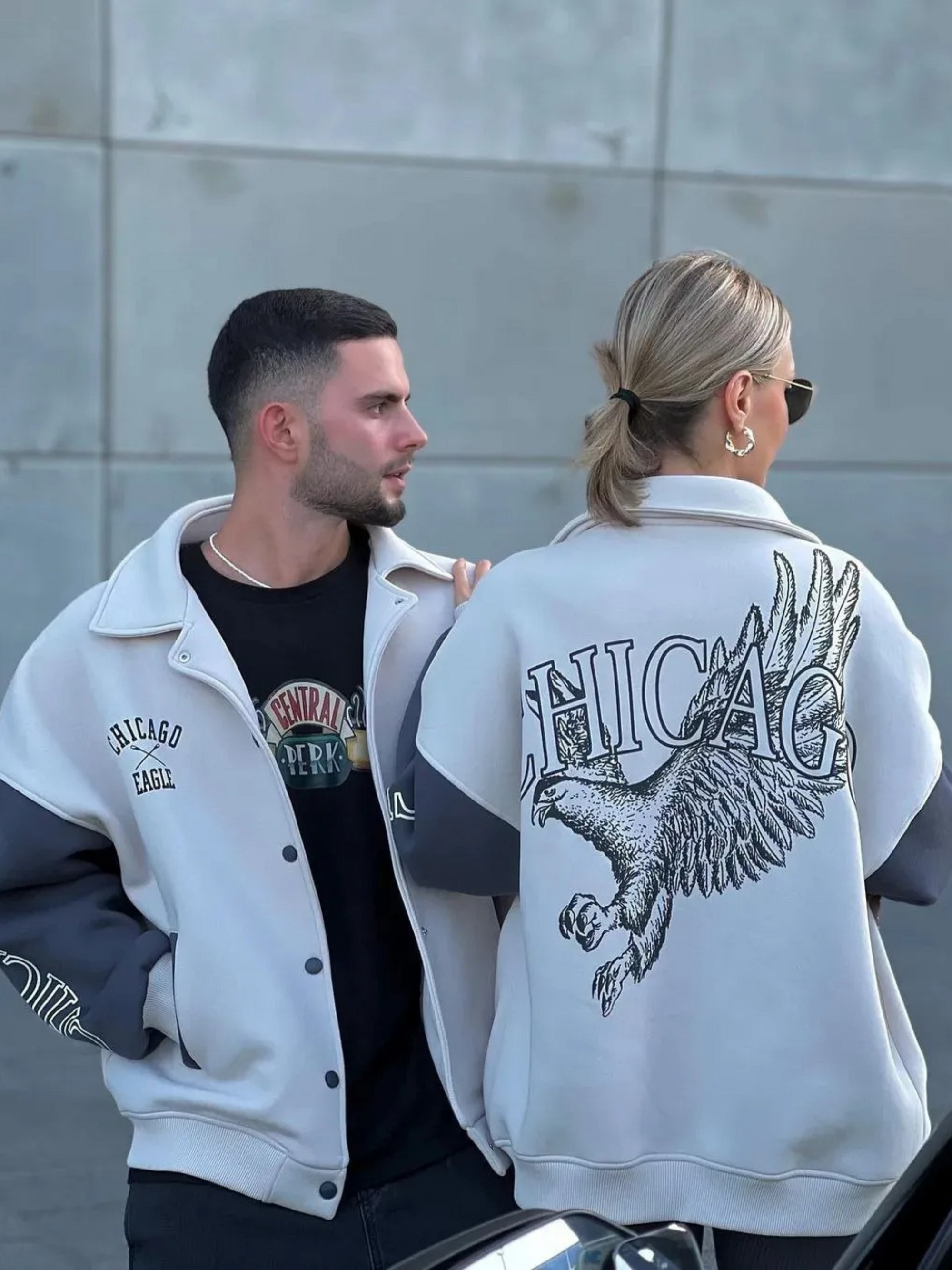 Chicago Eagle Bomber Jacket