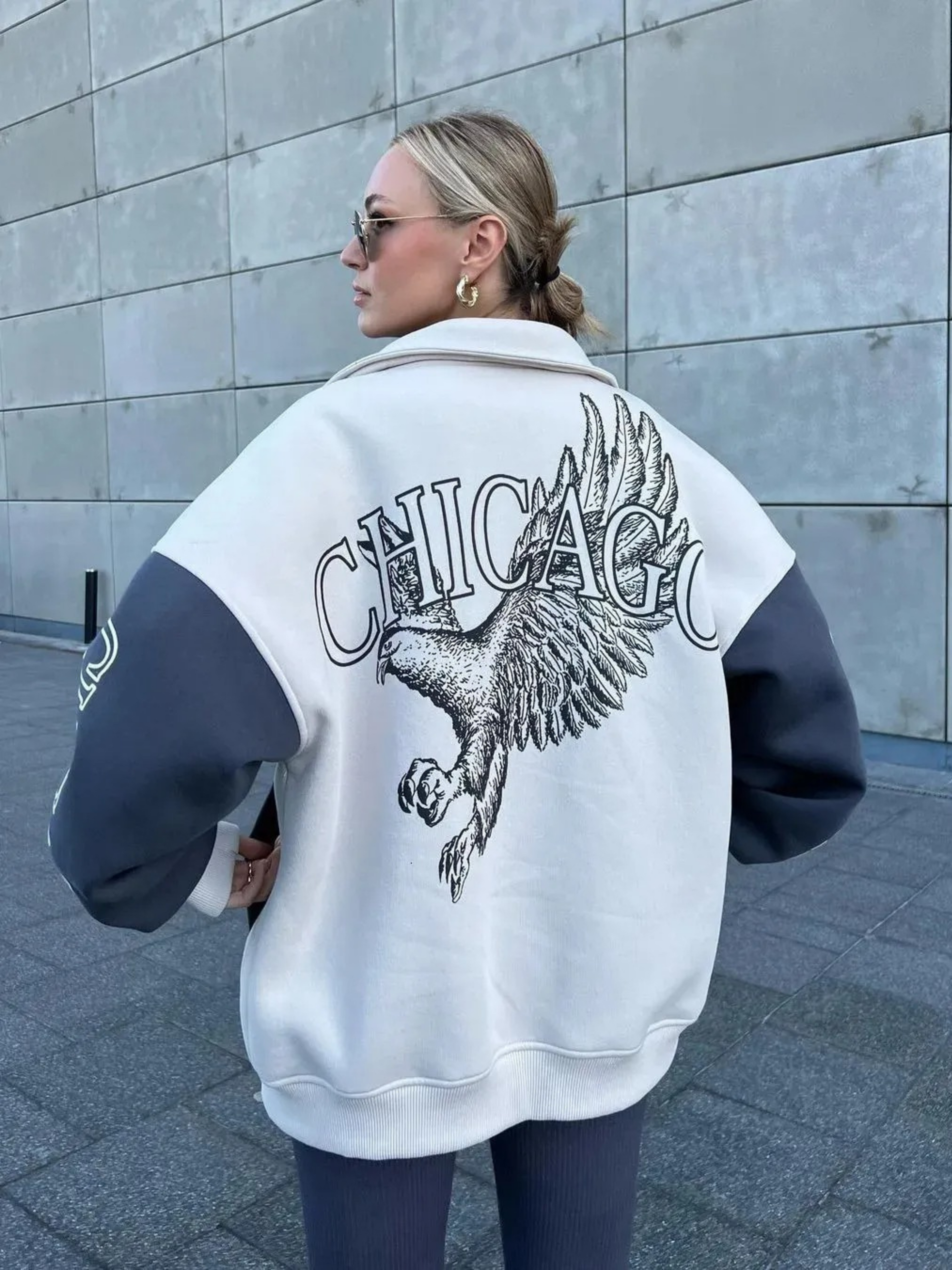 Chicago Eagle Bomber Jacket