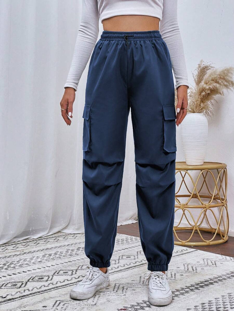 Drawstring Cargo Pants