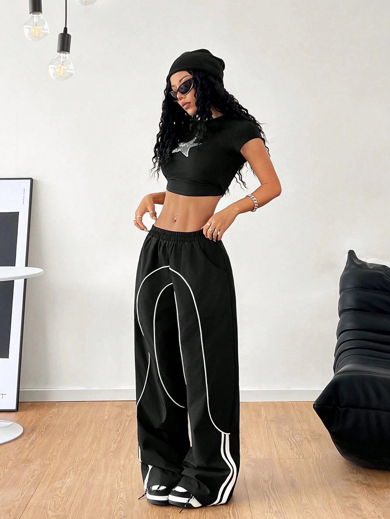 Pipe Stripe Sweat Pants