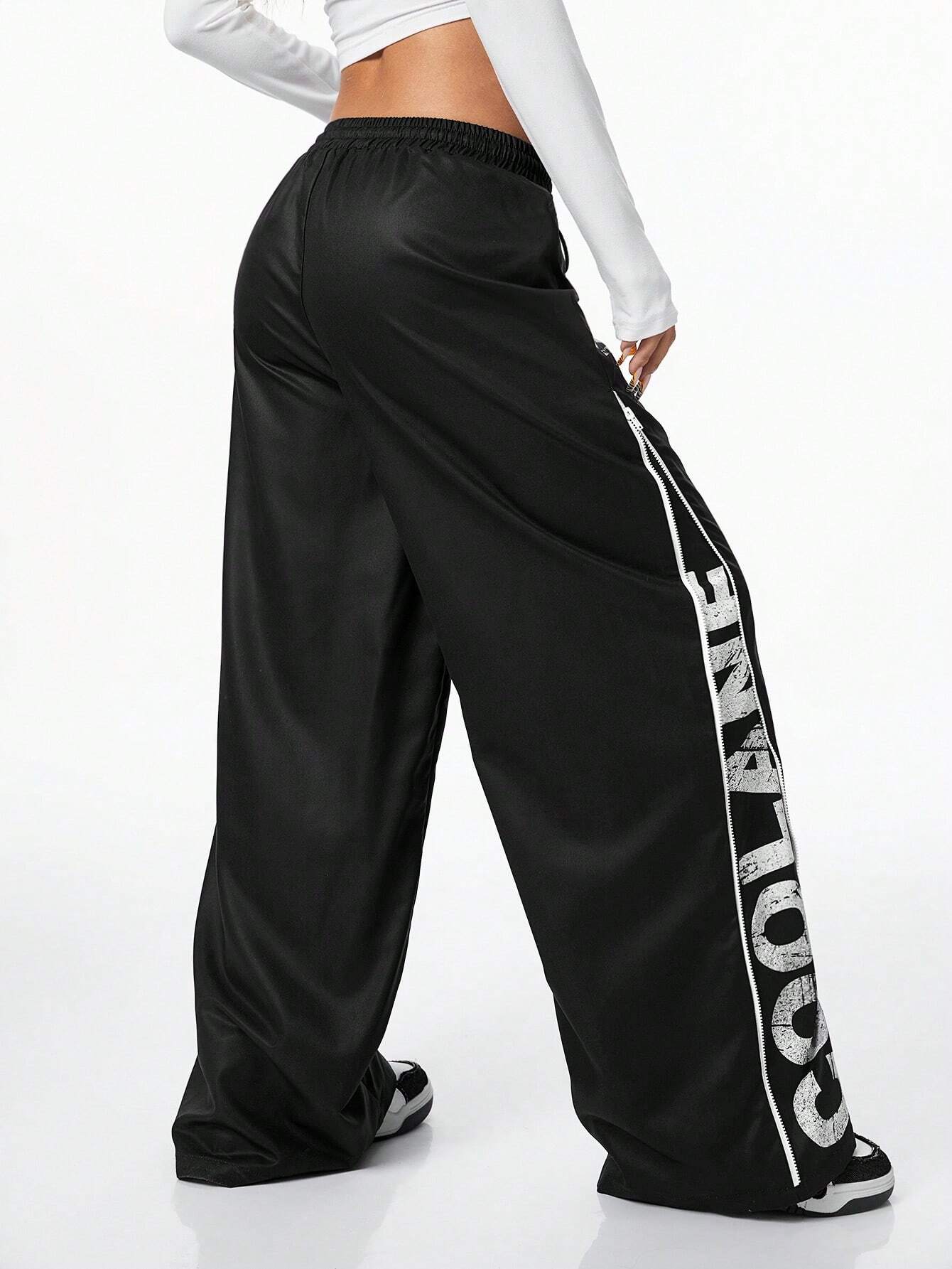 Cross Stripe Sweat Pants