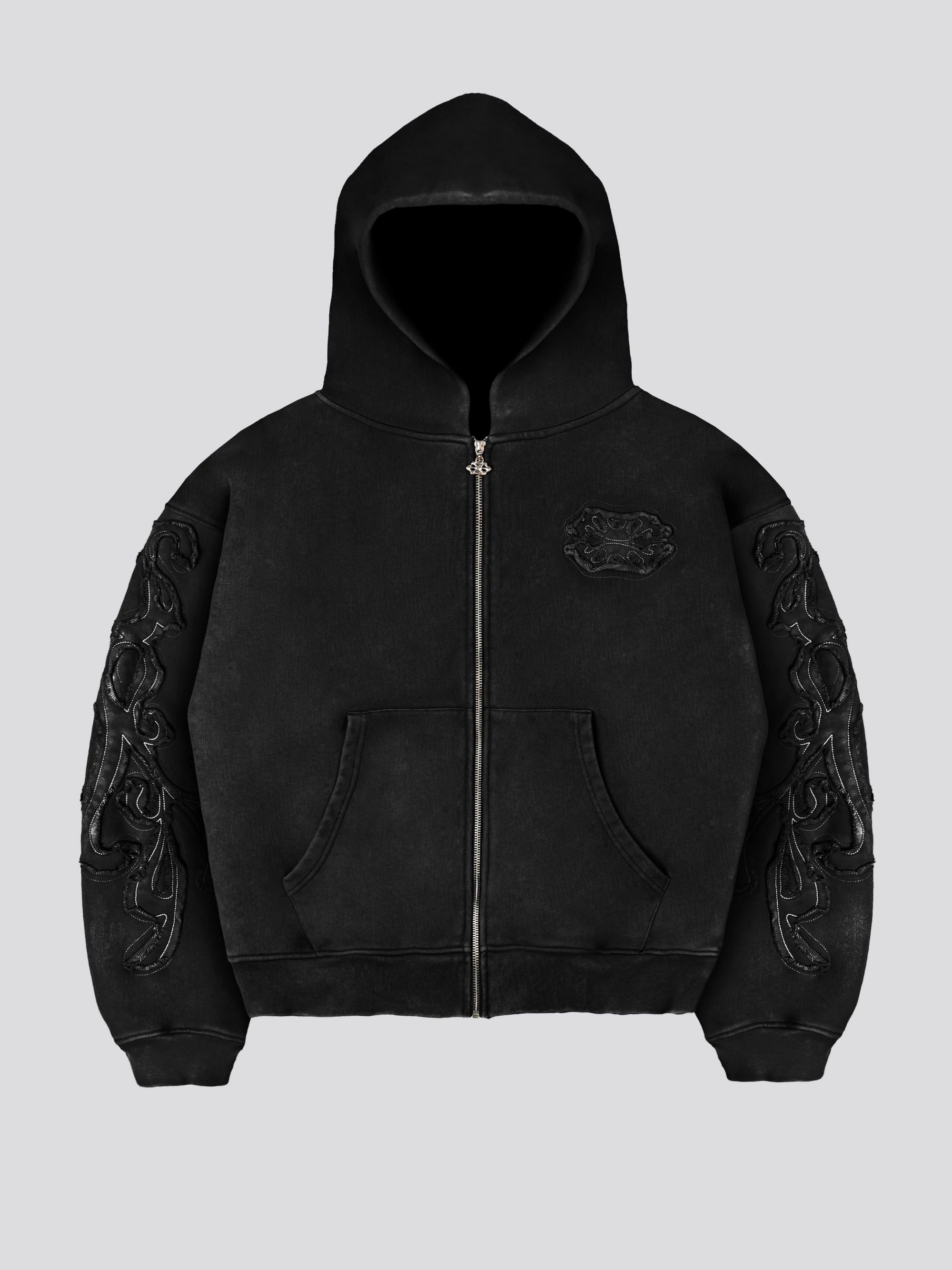 Dark NeoArt Zip Hoodie