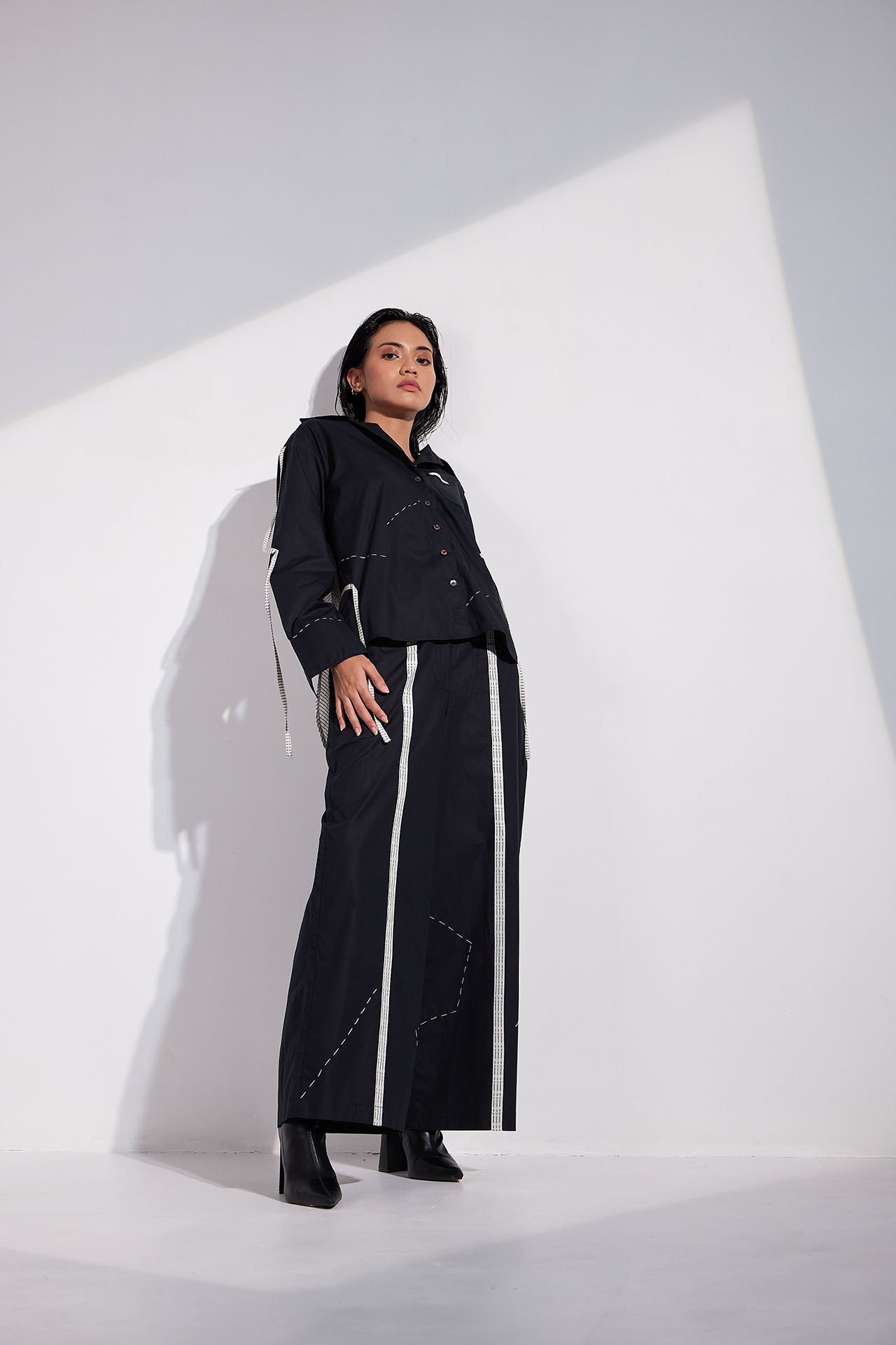 Parallel Cotton Trousers