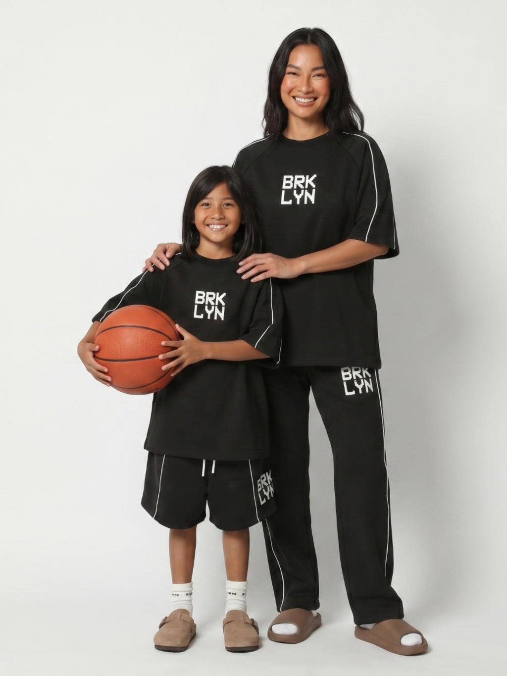ESSENTIALS BLACK | Mom & Me Co-ord Set