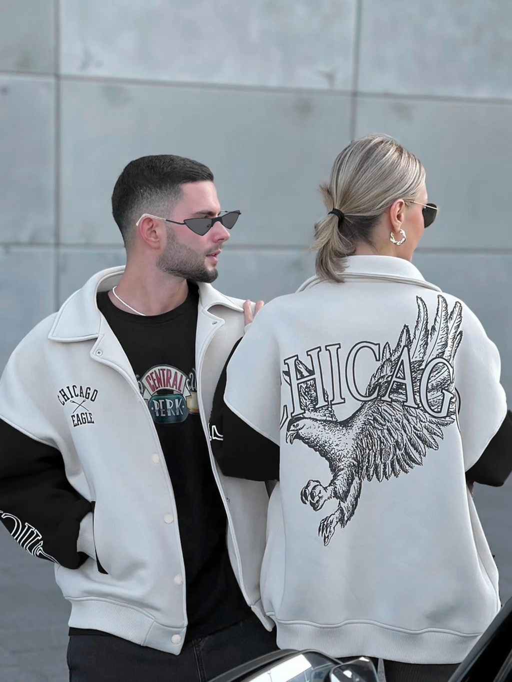 Chicago Eagle Bomber Jacket
