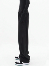 Solid Wide Leg Pants