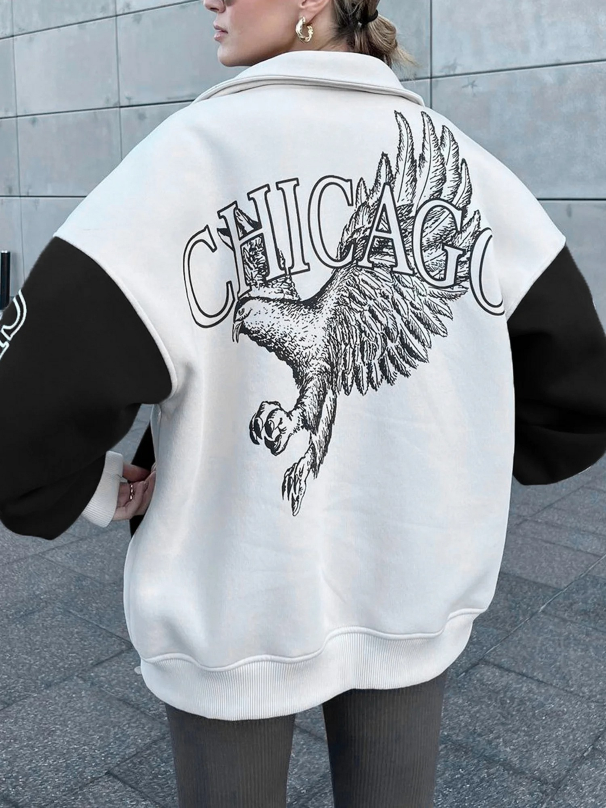 Chicago Eagle Bomber Jacket