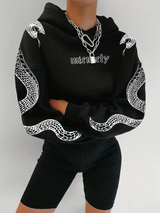 Black Slither Hoodie