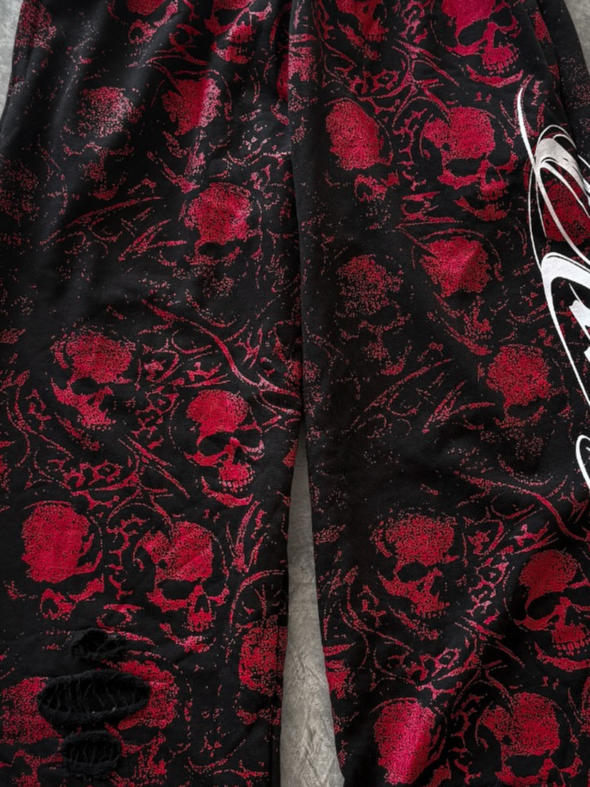 Candy Skull Double Waisted Sweatpants