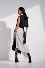 Asymmetric Layered Skirt