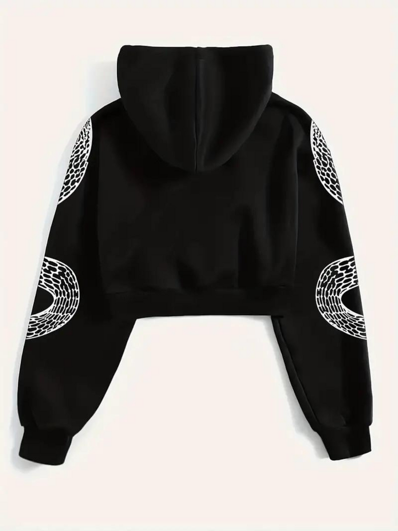 Black Slither Hoodie