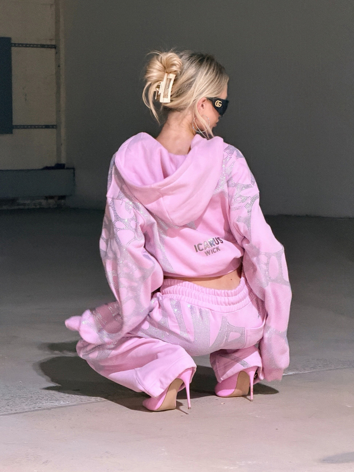 Crystal Veins Set - Baby Pink