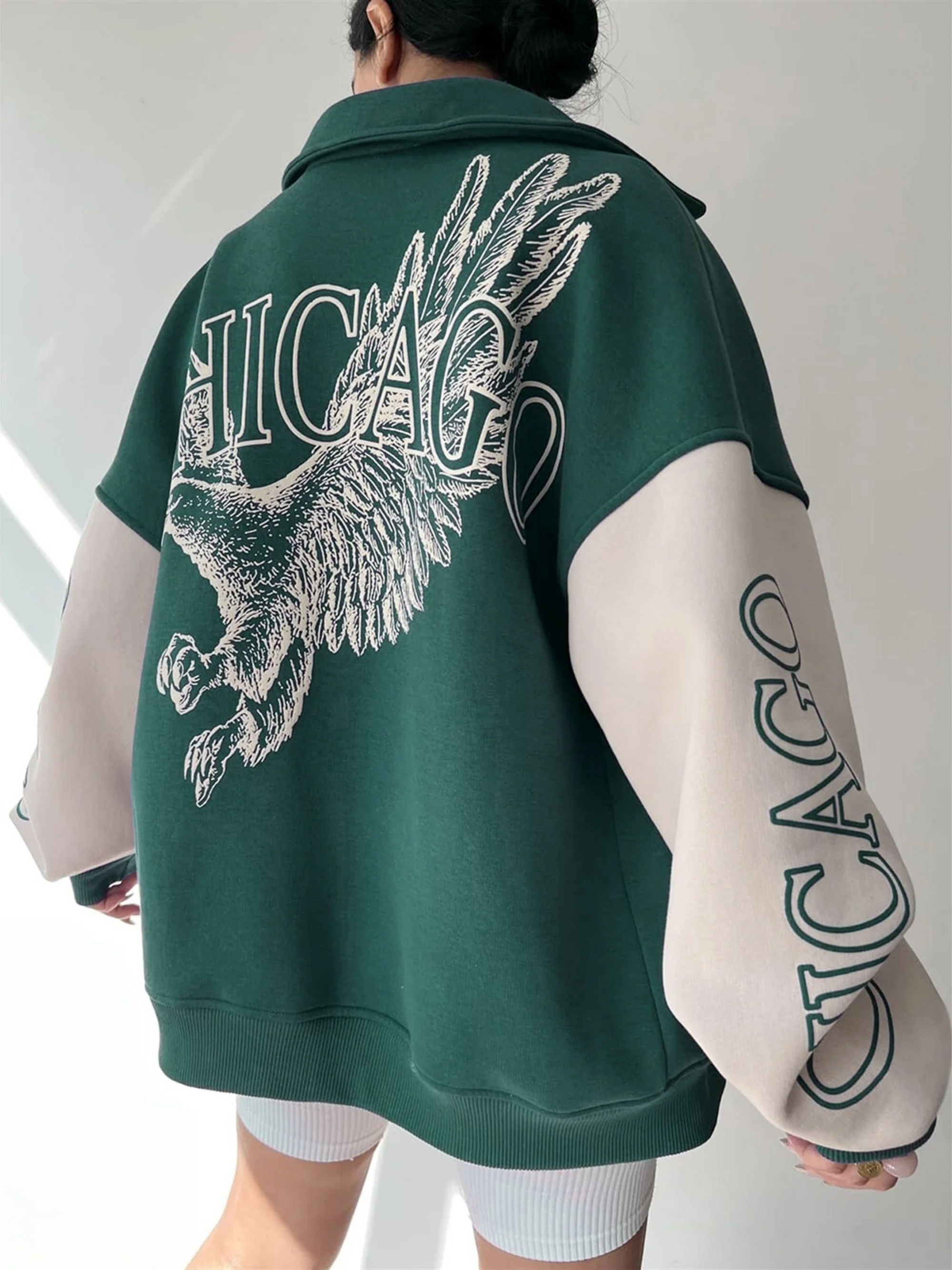 Chicago Eagle Bomber Jacket