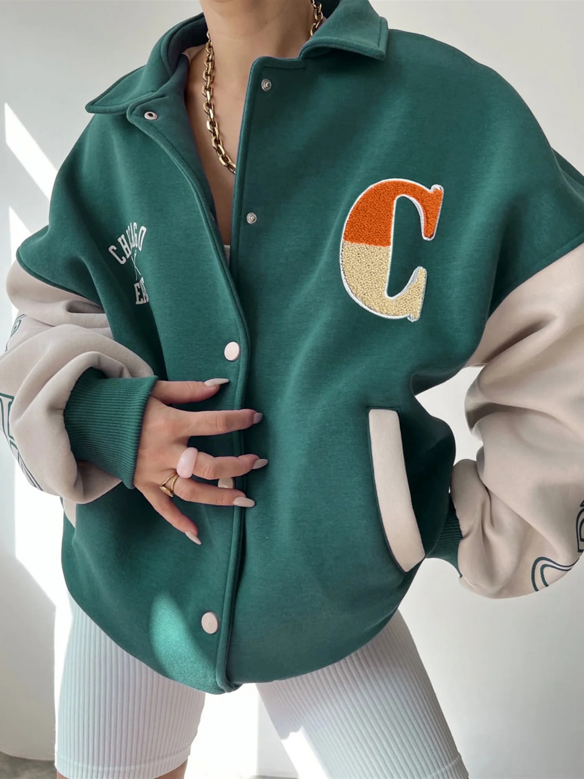Chicago Eagle Bomber Jacket
