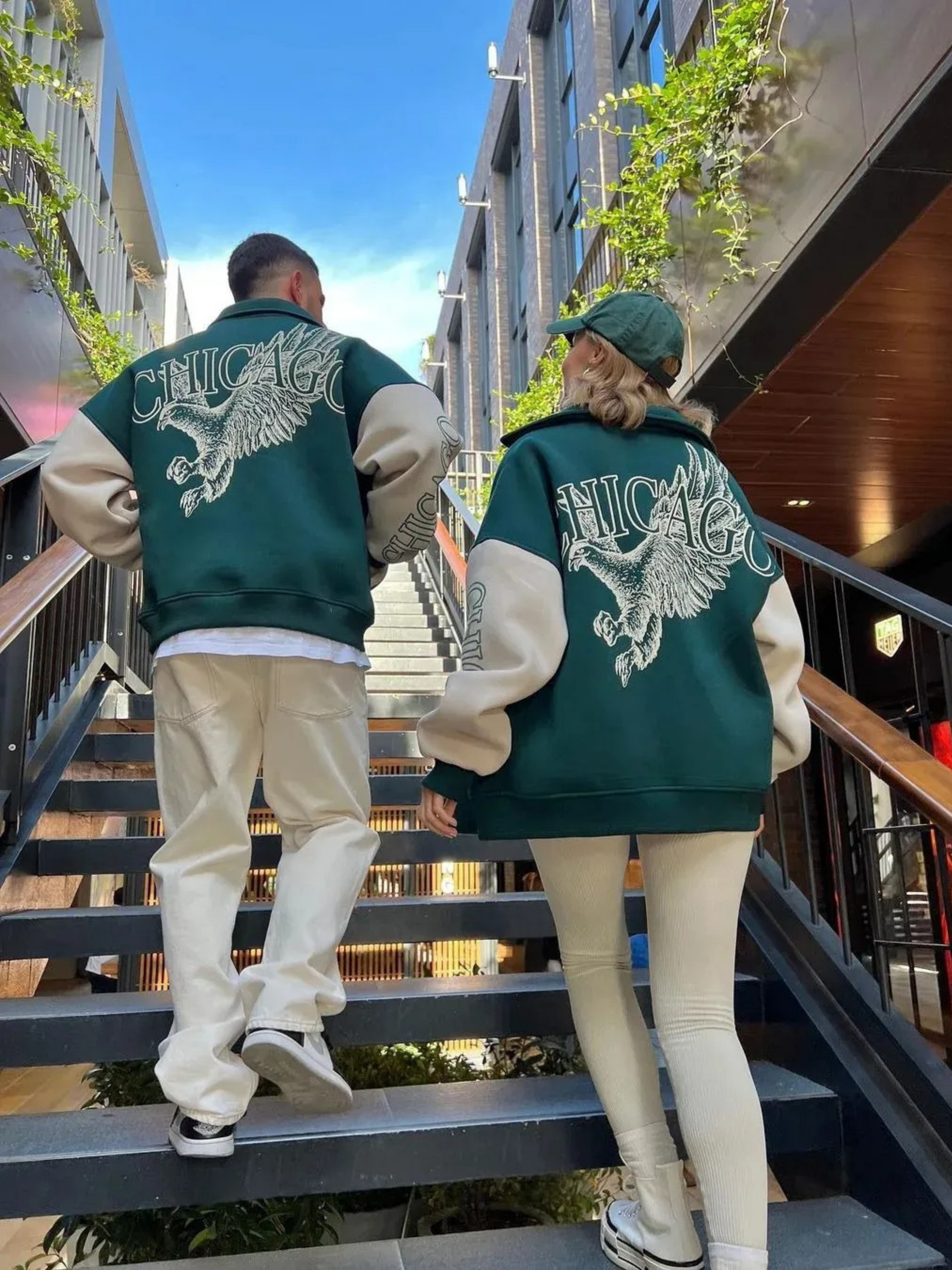 Chicago Eagle Bomber Jacket