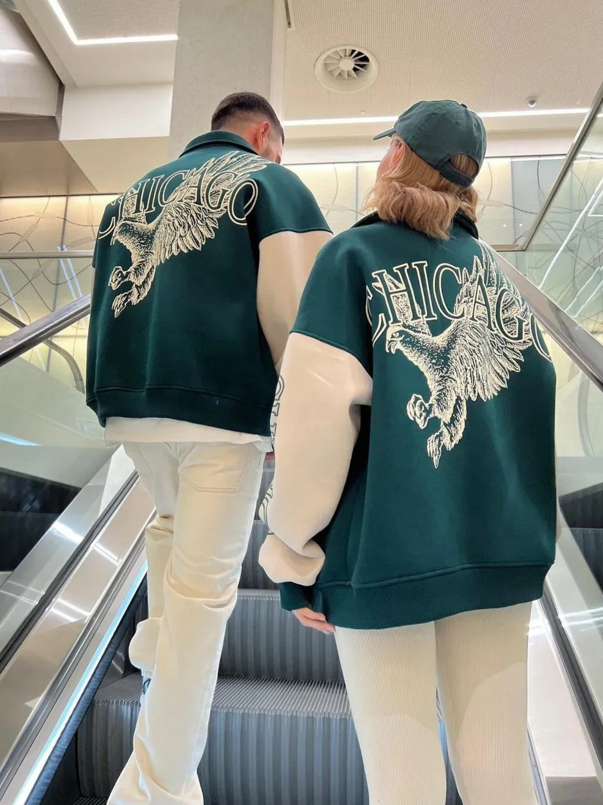 Chicago Eagle Bomber Jacket