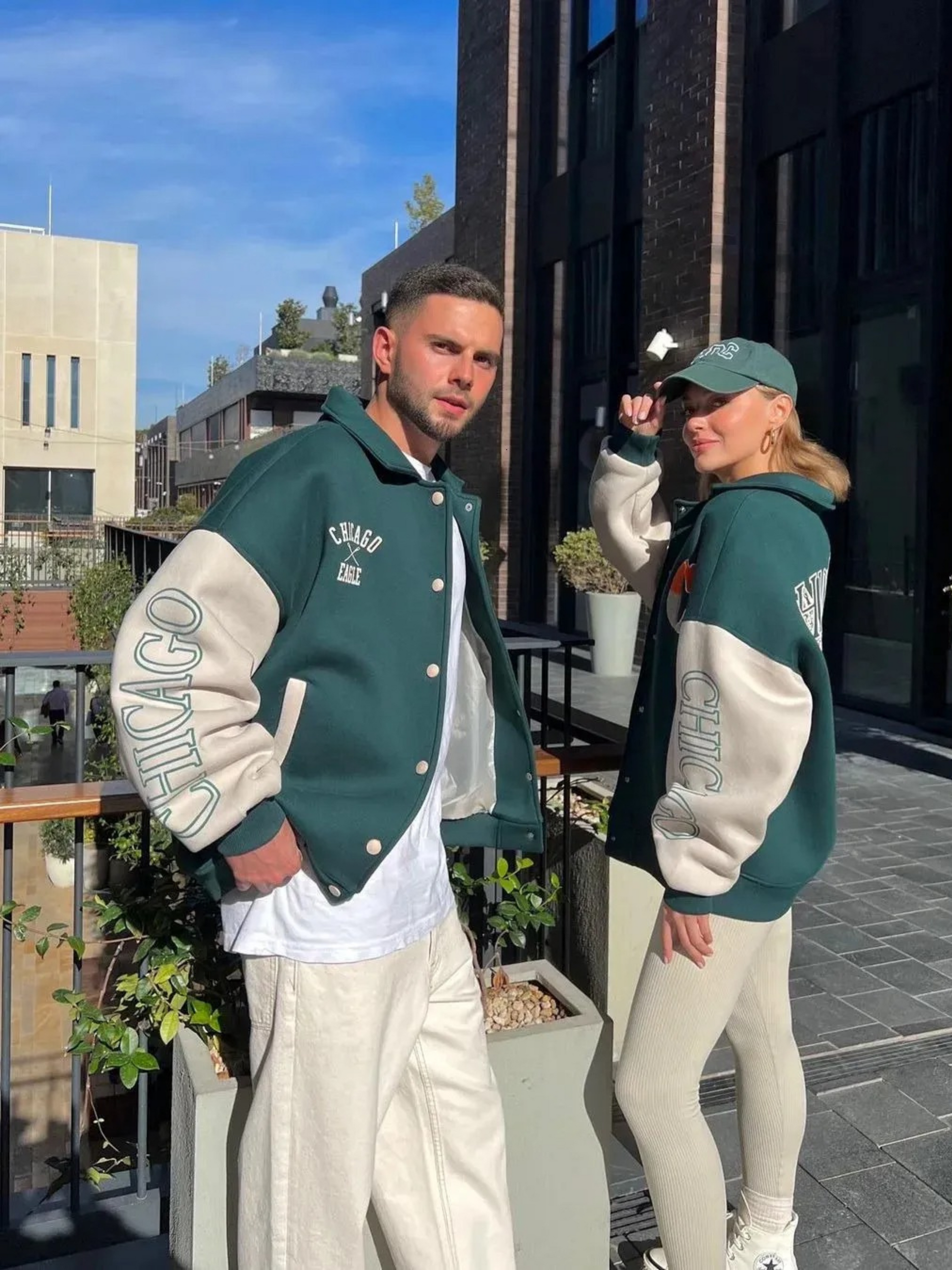 Chicago Eagle Bomber Jacket