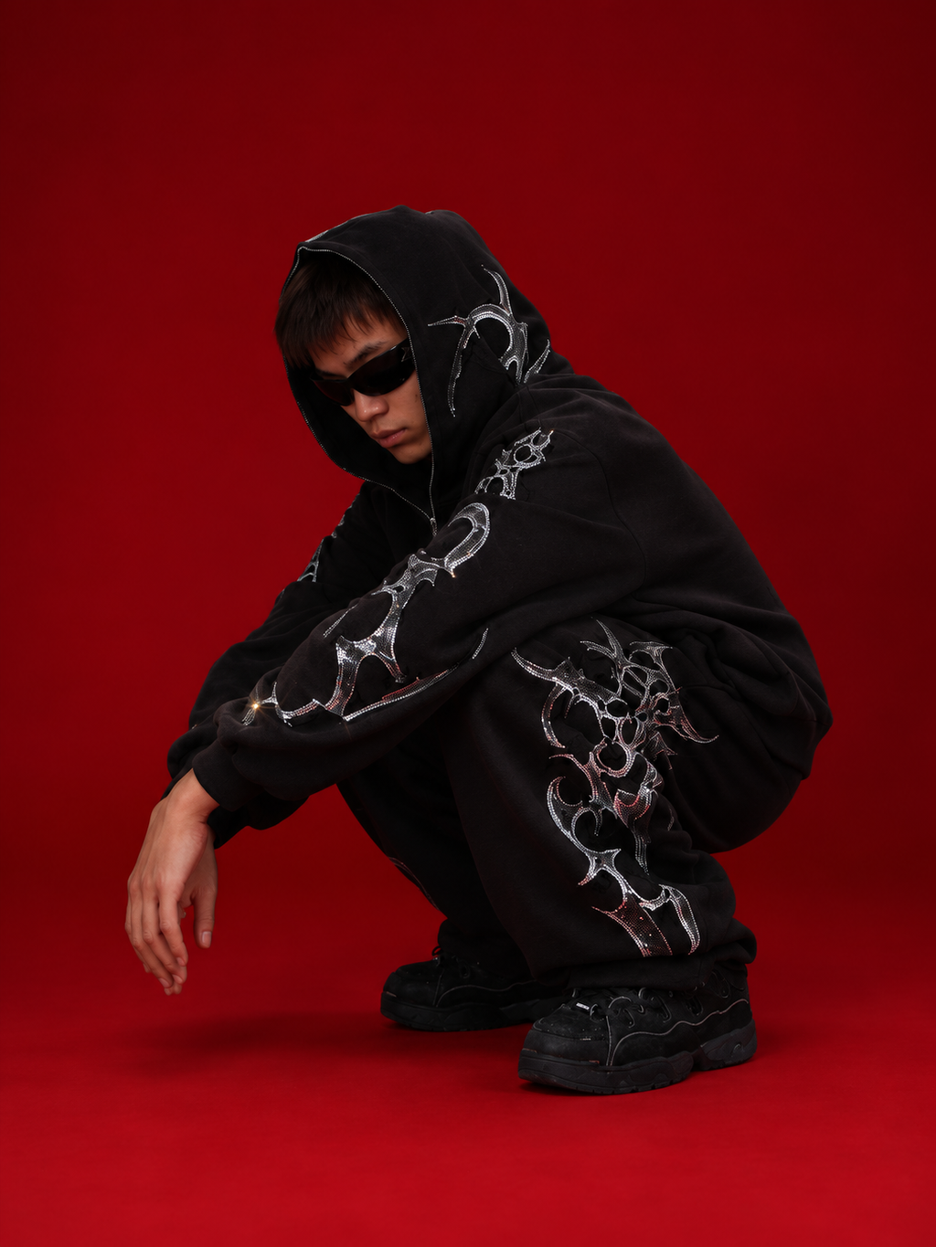 Cursed Rhinestone Co-ord Set