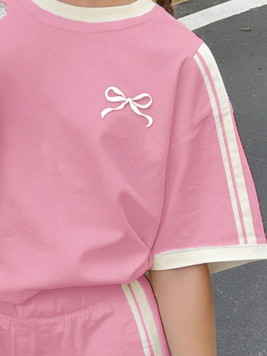Blush Bow Club Co-ord Set