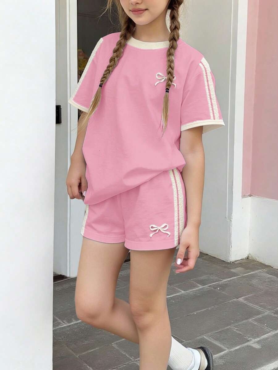 Blush Bow Club Co-ord Set