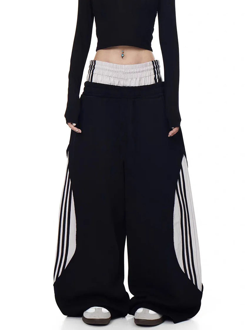 Double Waisted Eclipse Curve Sweatpants