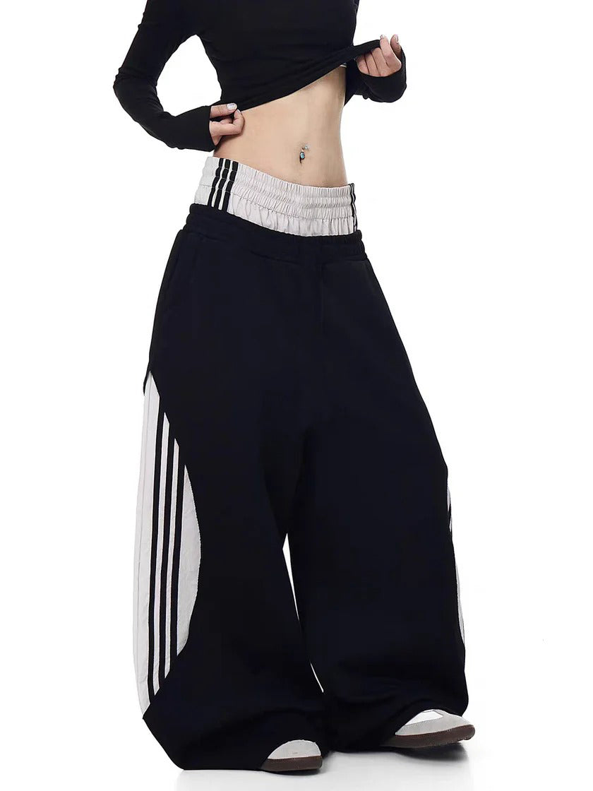 Double Waisted Eclipse Curve Sweatpants