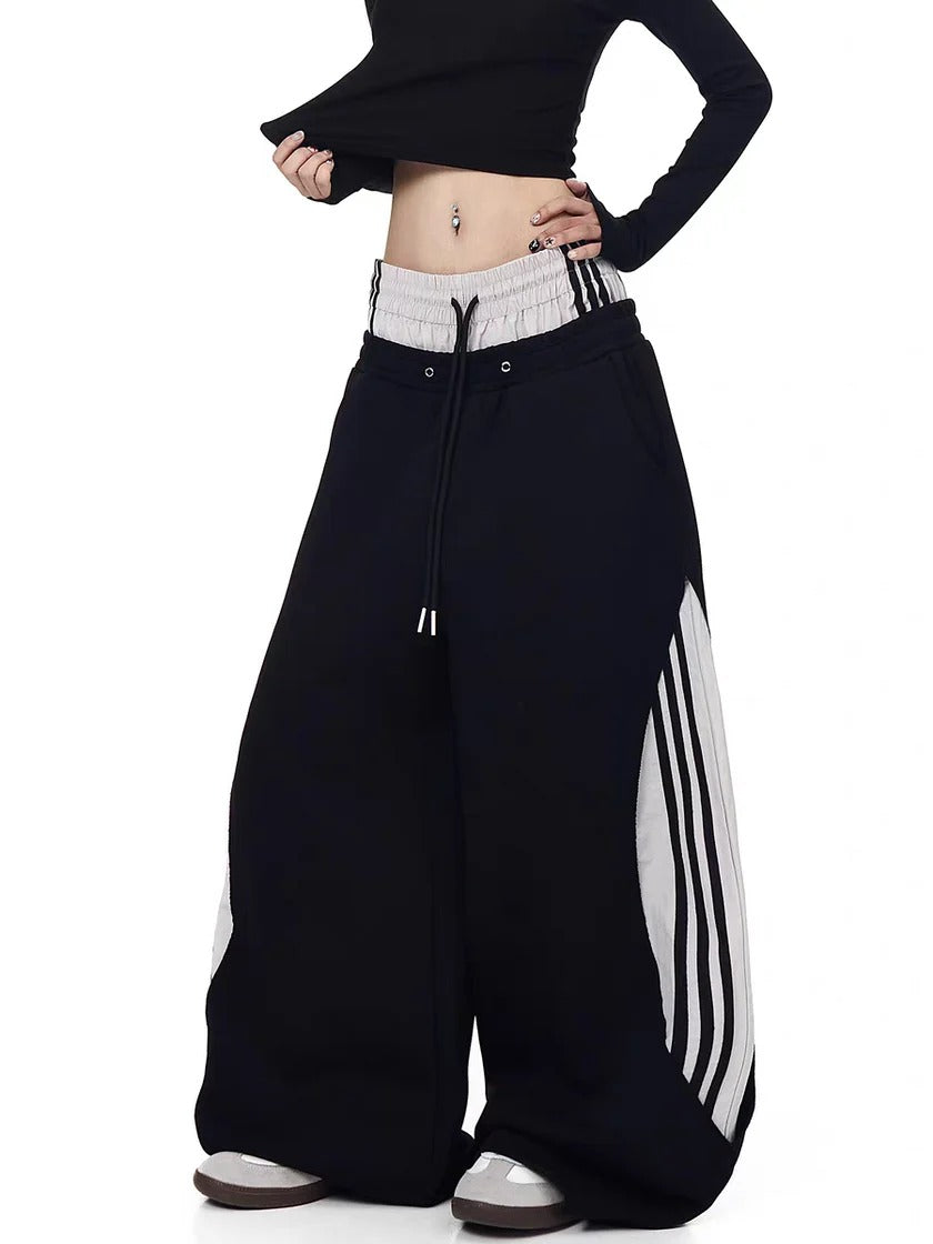 Double Waisted Eclipse Curve Sweatpants