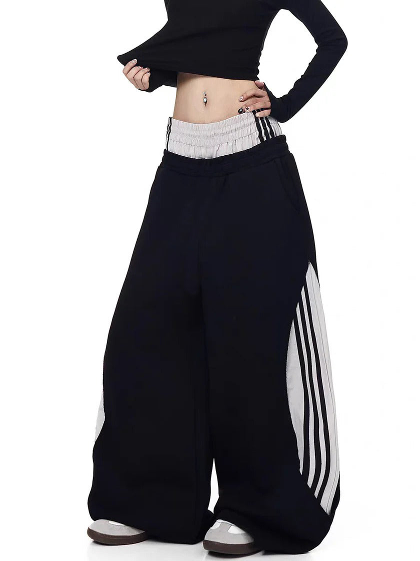 Double Waisted Eclipse Curve Sweatpants