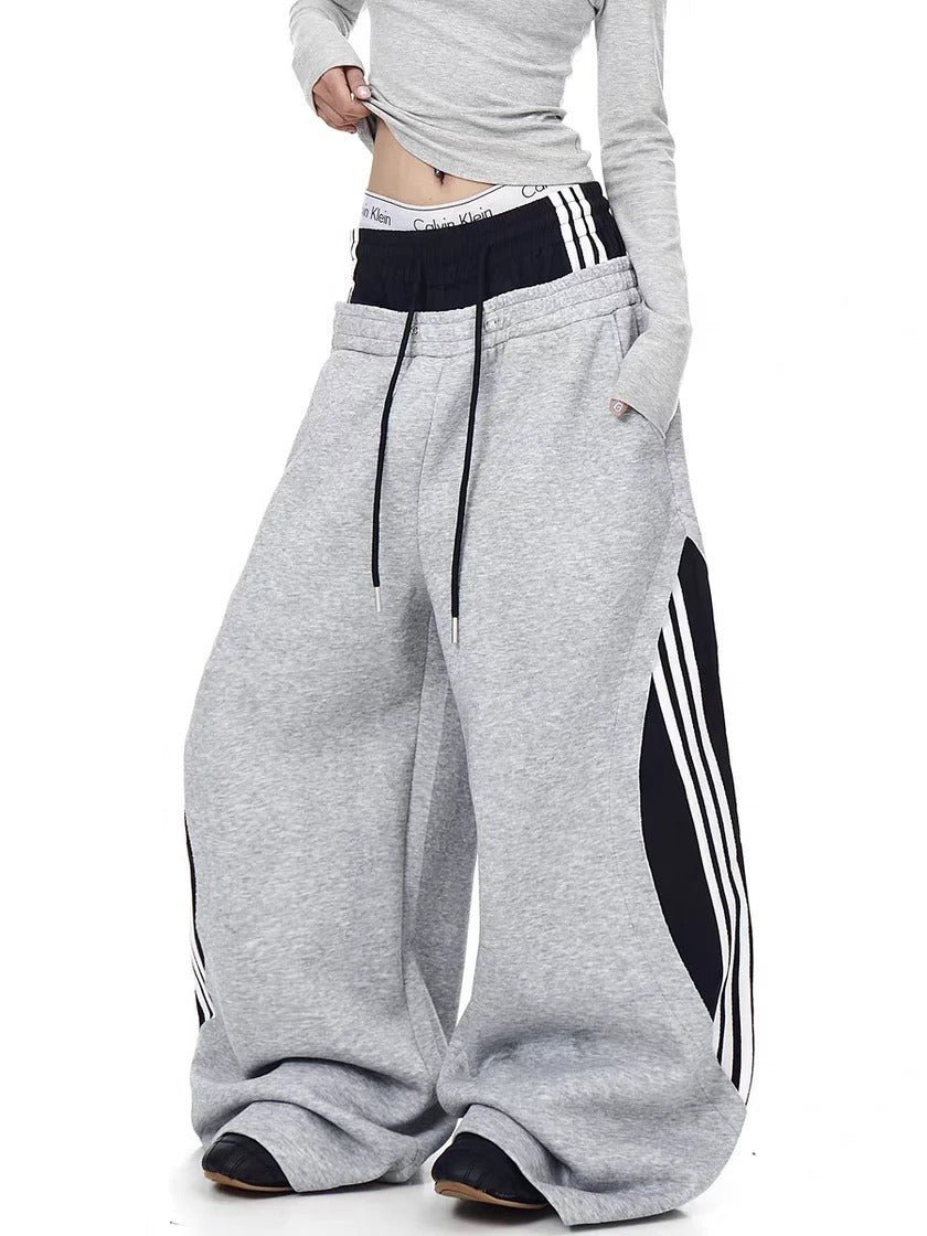 Double Waisted Eclipse Curve Sweatpants