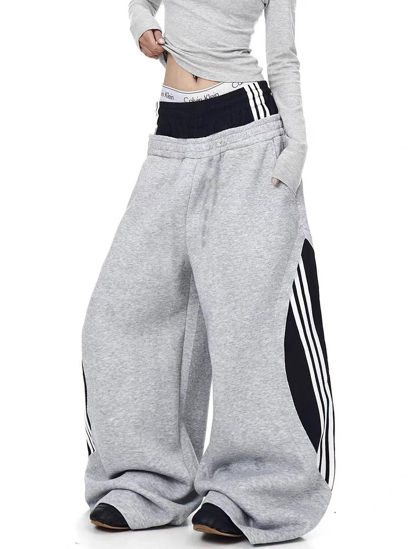Double Waisted Eclipse Curve Sweatpants