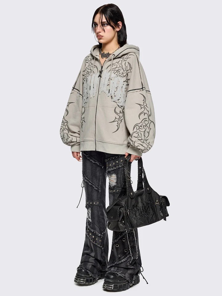 Gothic Tribal Hoodie